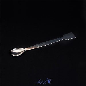 اسپاتول استیل یک سر قاشقی یک سر پارویی