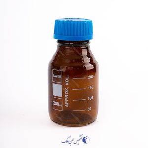 شیشه درپیچ آبی رنگی طرح آلمانی