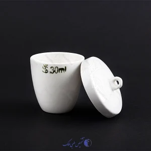 کروزه (بوته) سرامیکی با درب